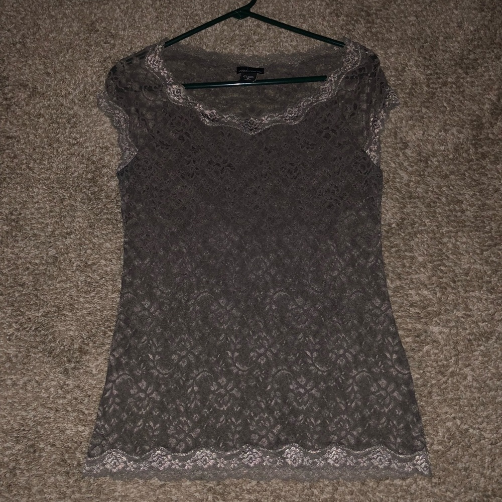 Short Sleeve Lace Top from Victoria’s Secret